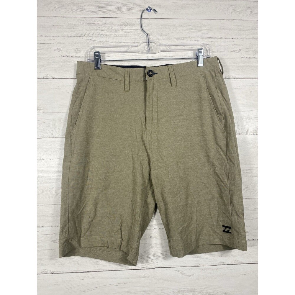 Billabong Mens Size 31 Crossfire Shorts Regular Length Hybrid Submersibles Khaki
